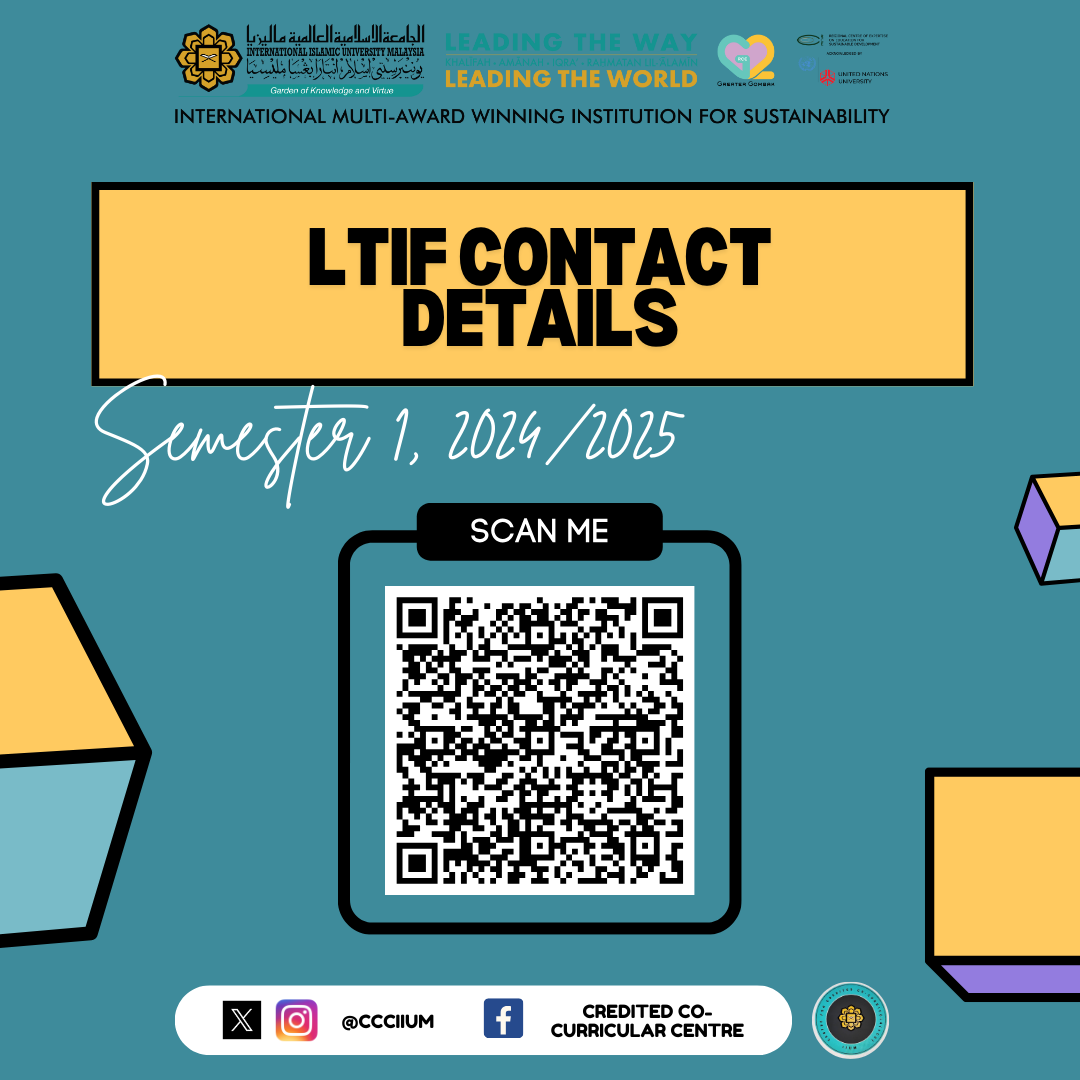 LTIFs CONTACT DETAILS FOR SEMESTER 1, 2024/2025