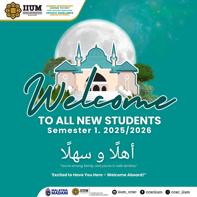 WELCOME NEW STUDENT SEM 1 25/26