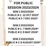 EPT & APT FOR PUBLIC SESSION 2023/2024