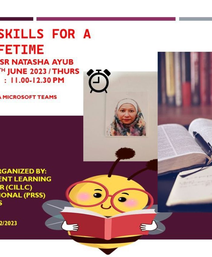 CILLC SFErA SHARING SESSION: READING SKILLS FOR A LIFETIME