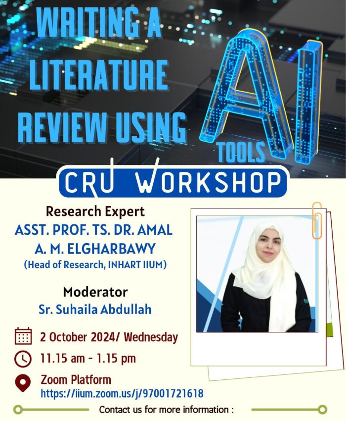 CRU Research Workshop: Writing a Literature Review Using AI Tools