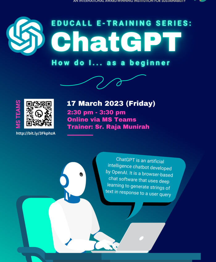 EDUCALL E-TRAINING SERIES: CHATGPT