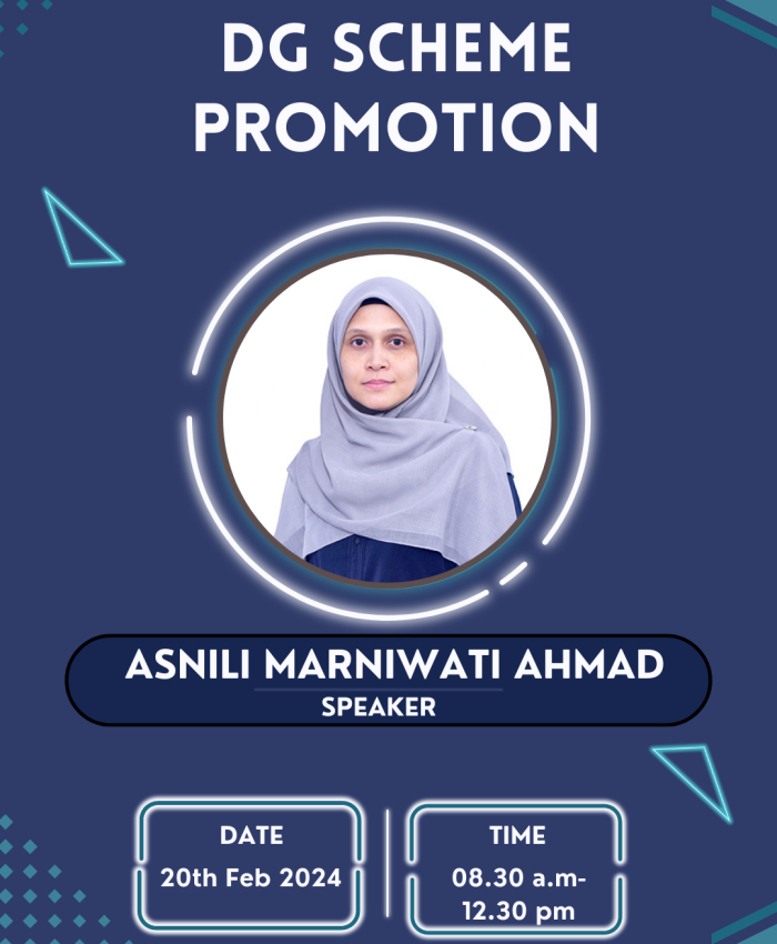 INVITATION TO BRIEFING: PROMOTION ON DG SCHEME