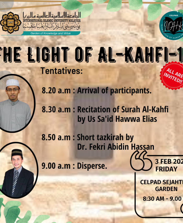 THE LIGHT OF AL-KAHFI IN CELPAD SEJAHTERA GARDEN SERIES 10