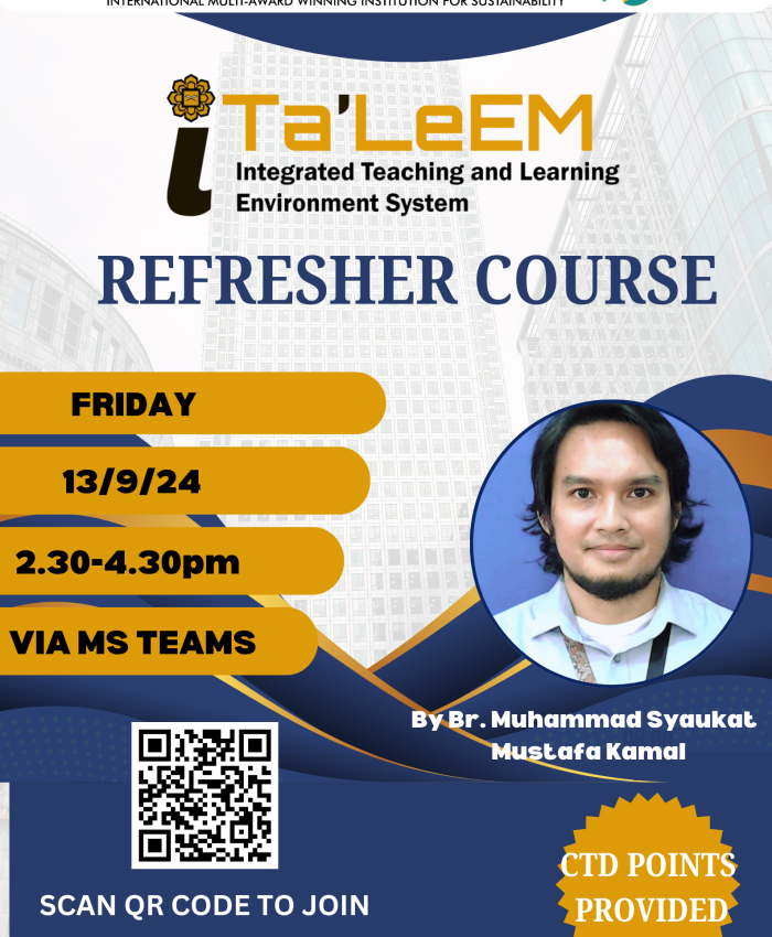 iTa’LeEM Refresher Course