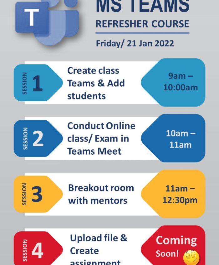 MS TEAMS REFRESHER COURSE