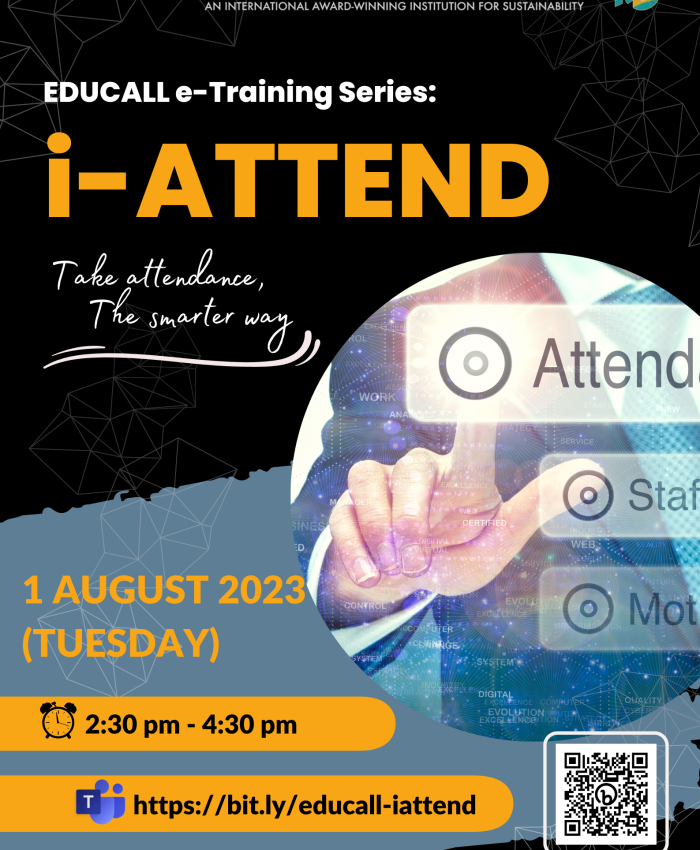 EDUCALL E-TRAINING SERIES: i-ATTEND