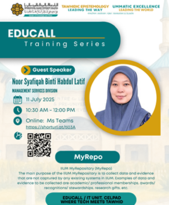EDUCALL e-Training Series: MyRepo Familiarization