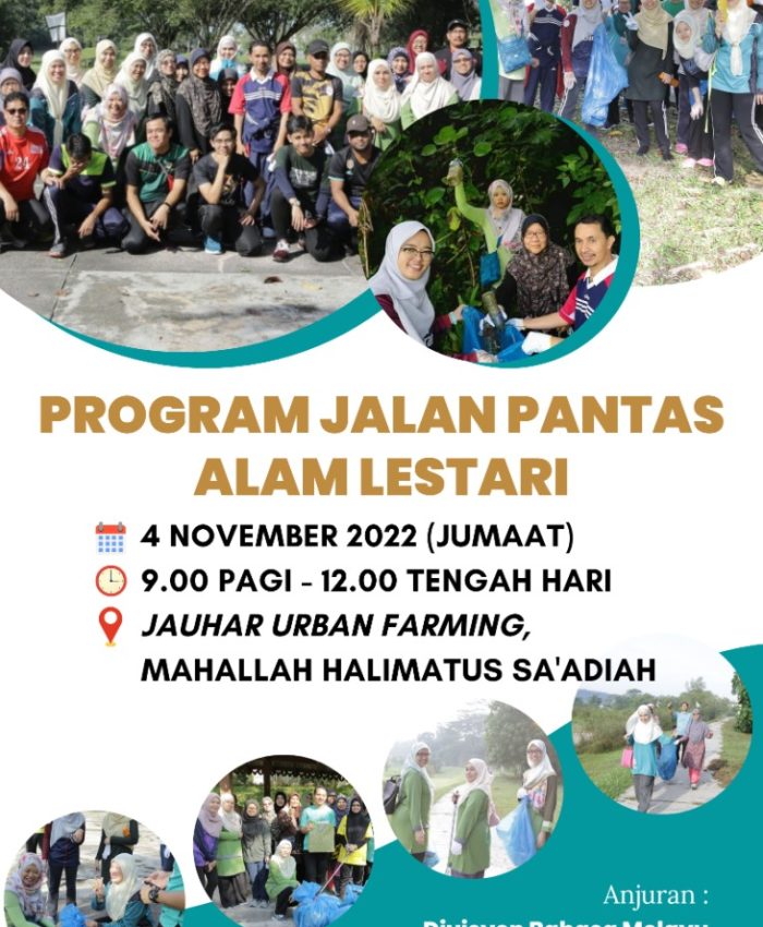 ‘JALAN PANTAS ALAM LESTARI’ PROGRAMME