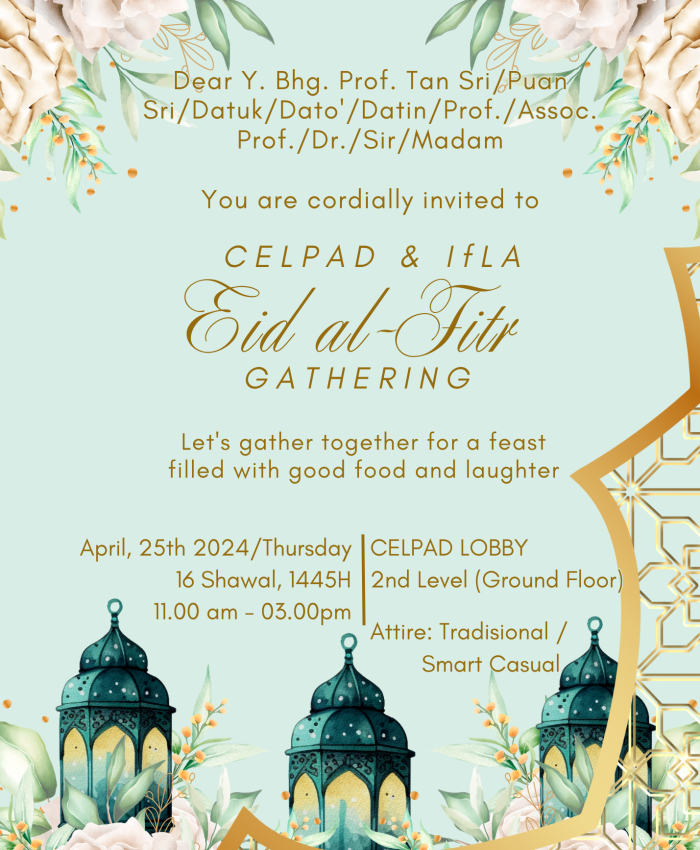 CELPAD & IfLA SHAWWAL GATHERING 2024