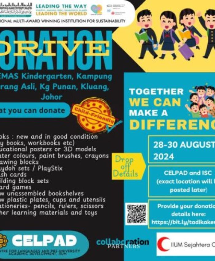 Donation Drive: KEMAS Kindergarten