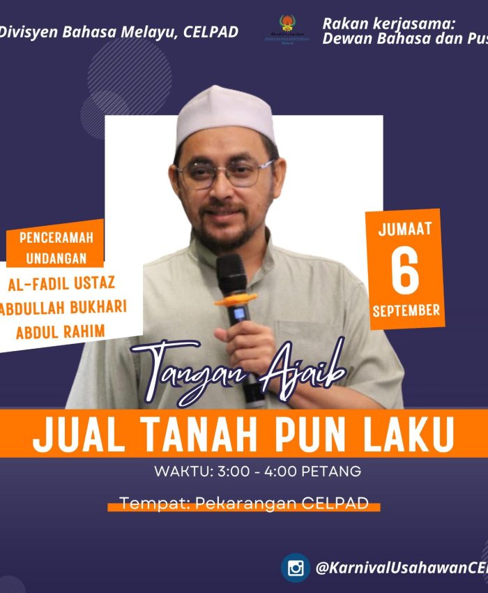 Undangan ke Tazkirah ‘Tangan Ajaib: Jual Tanah Pun Laku’ 