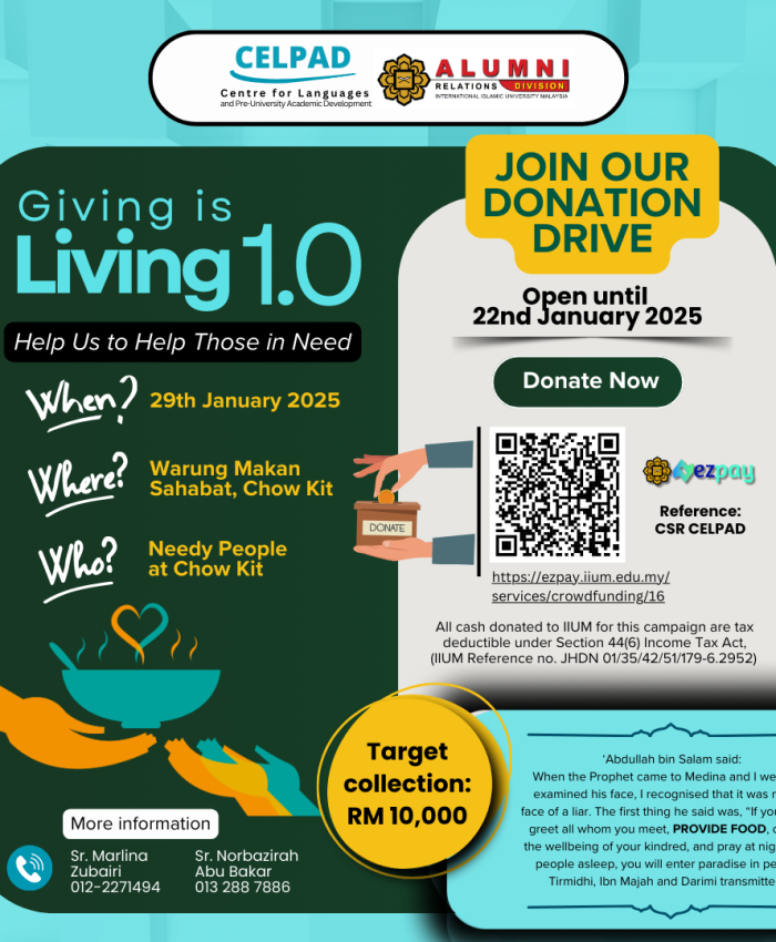 Donation Drive: Giving is Living 1.0