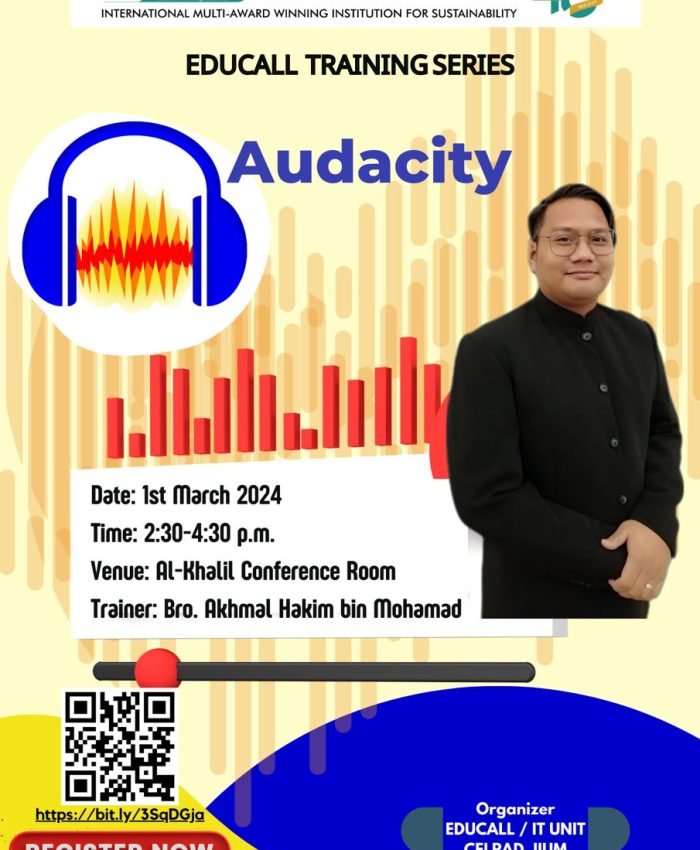 EDUCALL TRAINING SERIES: AUDACITY