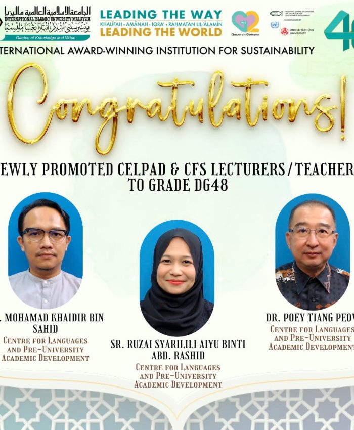 CONGRATULATIONS! NEWLY PROMOTED CELPAD TEACHERS