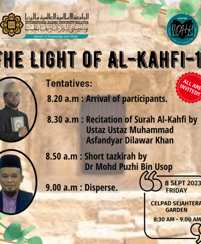 THE LIGHT OF AL-KAHFI-19 AT CELPAD SEJAHTERA GARDEN