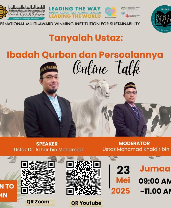 TANYALAH USTAZ : IBADAH QURBAN DAN PERSOALANNYA