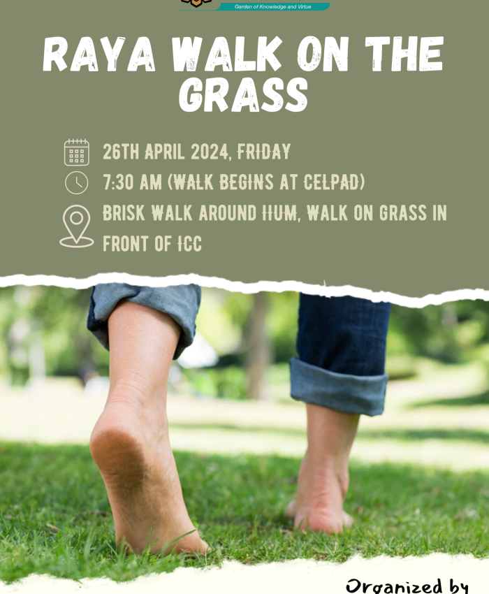 RAYA WALK ON THE GRASS