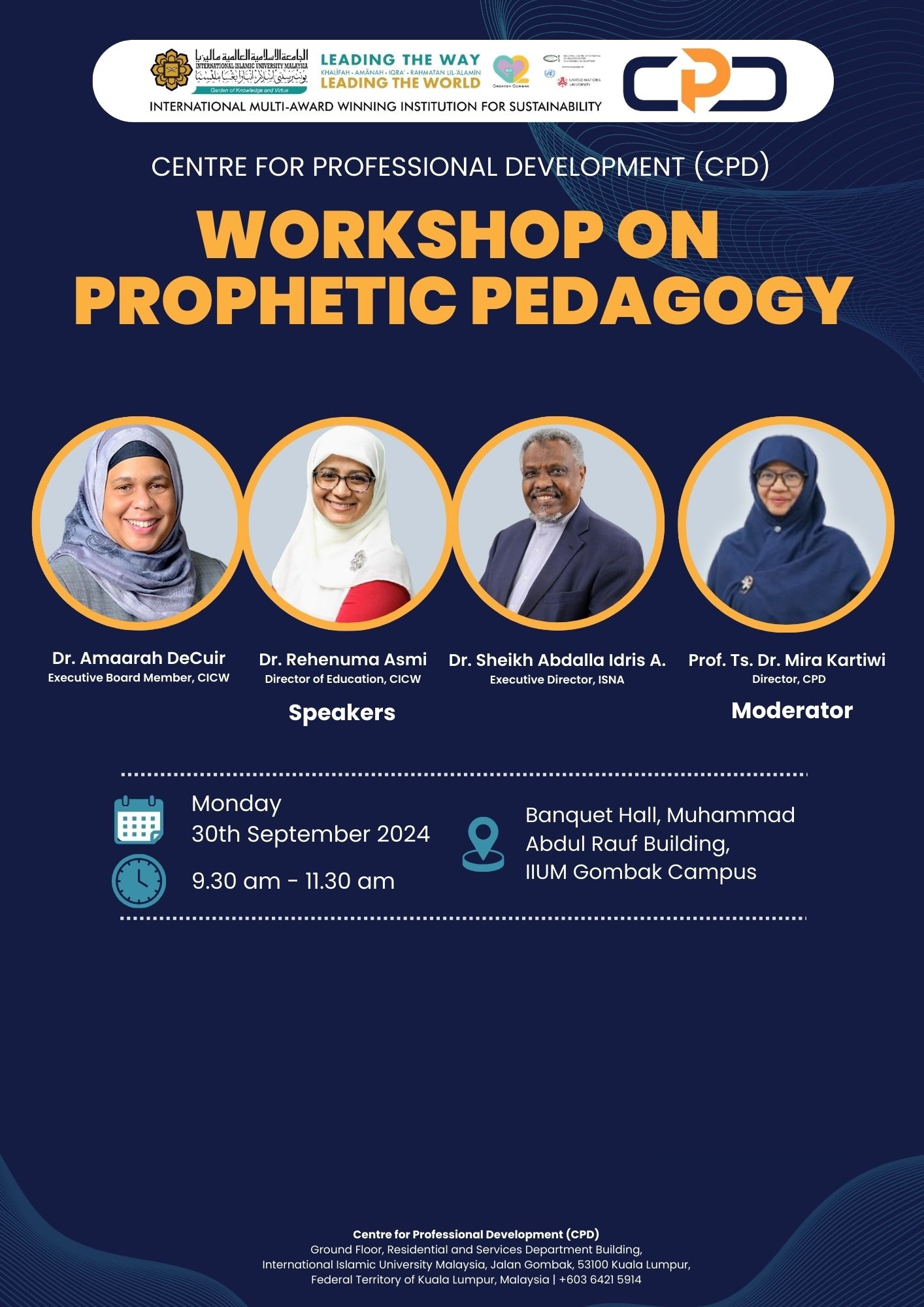 Workshop on Prophetic Pedagogy