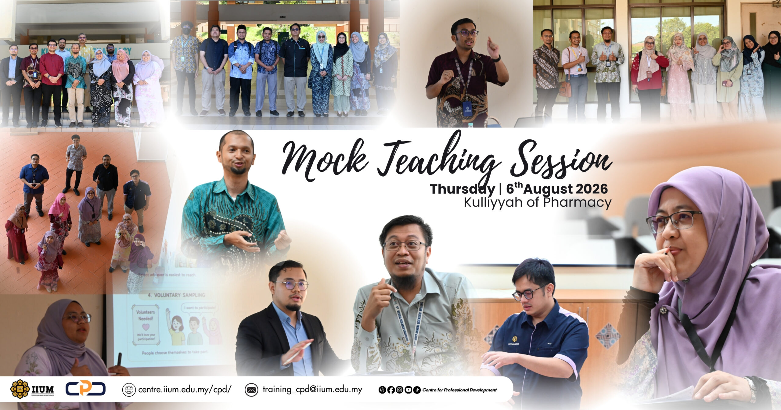 Mock Teaching Session _ Thursday _ 6thAugust 2026 Kulliyyah of Pharmacy