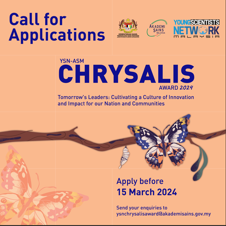 Call For Applications: 2024 Ysn-Asm Chrysalis Award