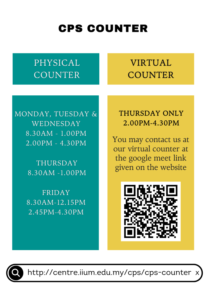 CPS Counter – Centre for Postgraduate Studies (CPS)