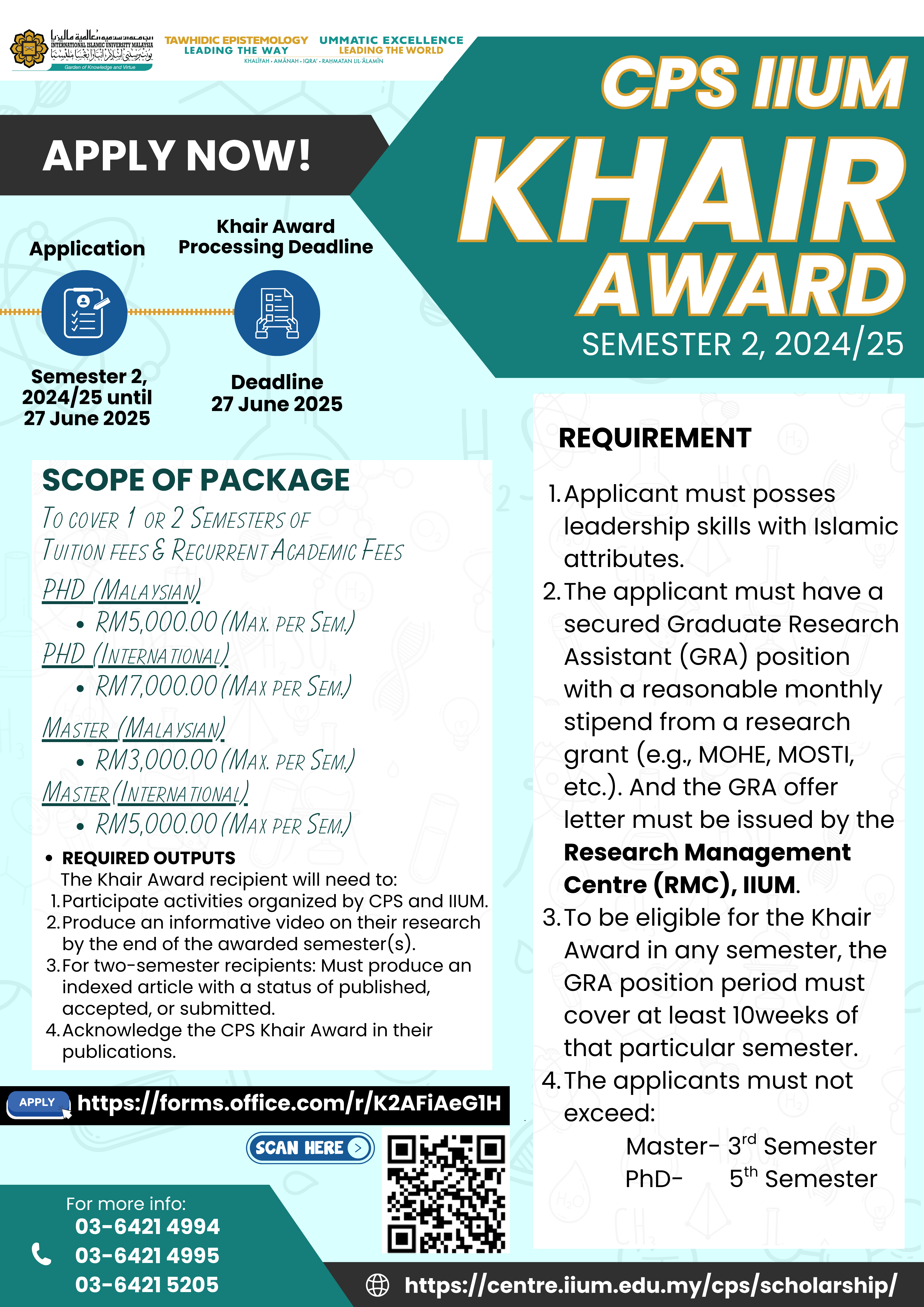 CPS IIUM KHAIR AWARD SEM 2, 24/25
