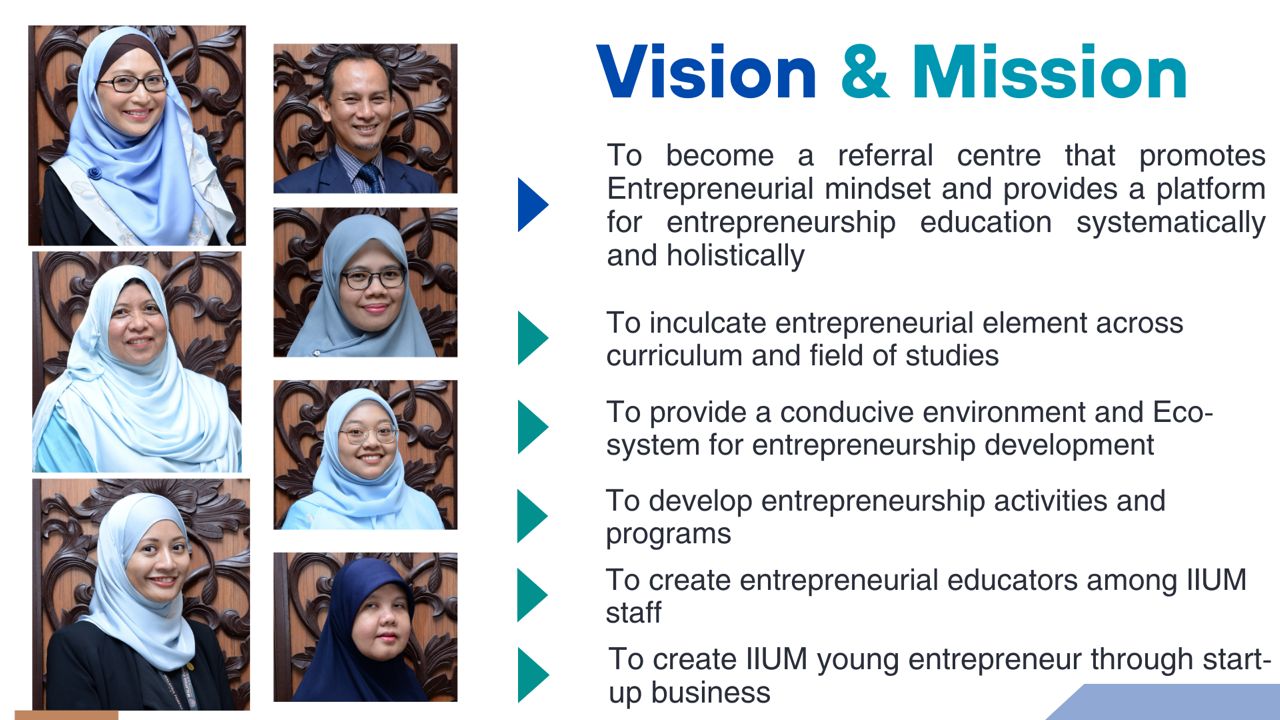 EDC VISION & MISSION – Entrepreneurship Development Centre IIUM