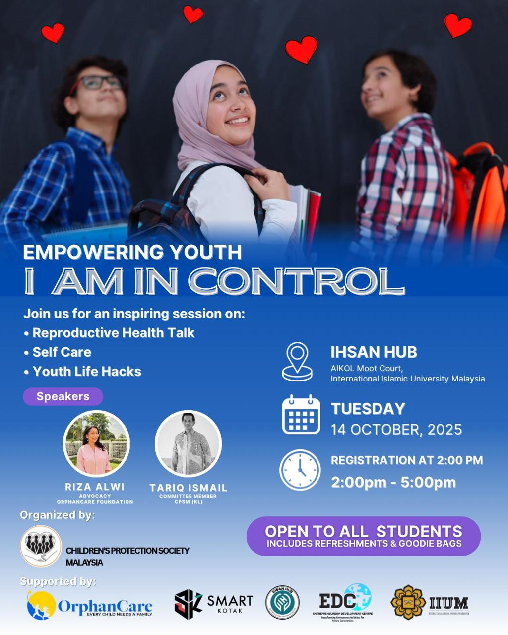 Empowering Youth: I Am In Control